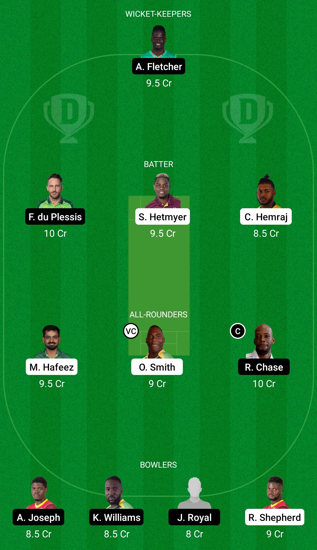 GUY vs SLK Dream11 Prediction Fantasy Cricket Tips Dream11 Team Hero CPL T20 