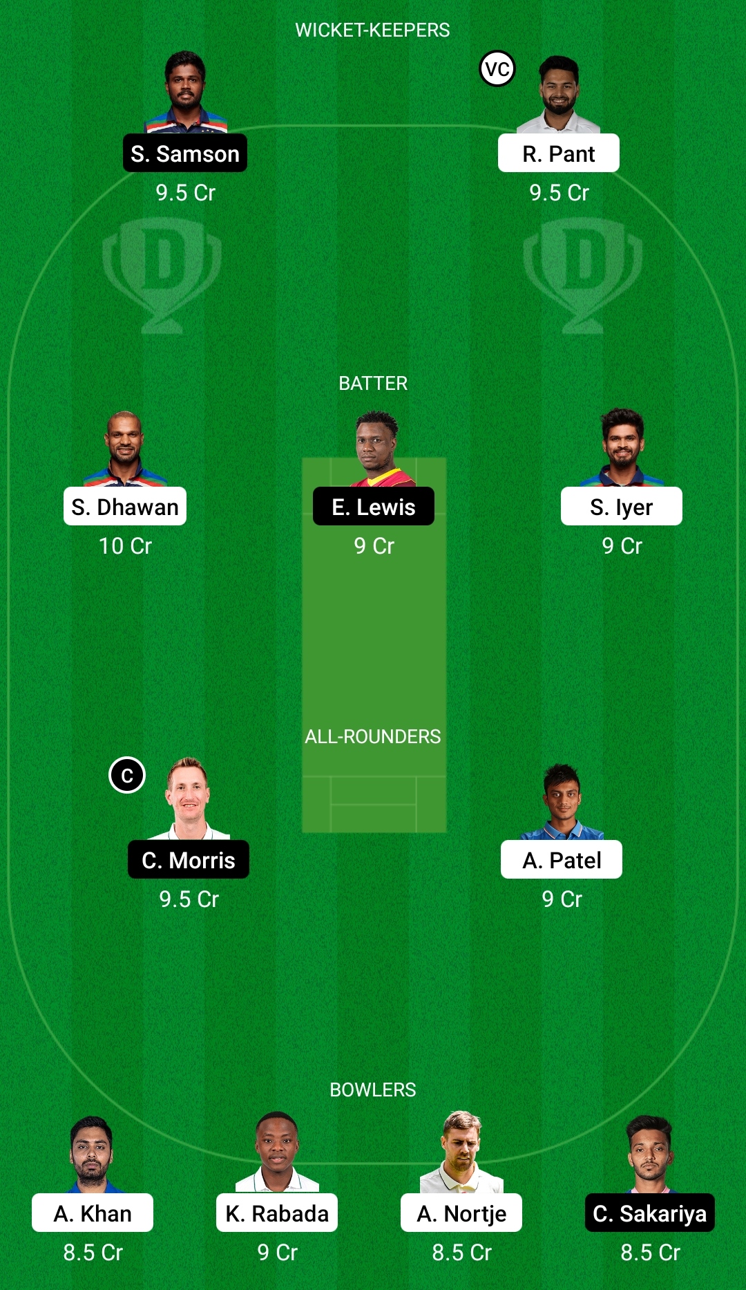 DD vs RR Dream11 Prediction Fantasy Cricket Tips Dream11 Team Vivo IPL 2021 