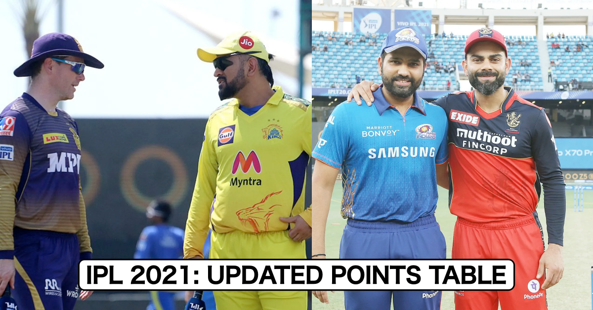 IPL 2021: Updated Points Table, Orange Cap, And Purple Cap Table After CSK vs KKR & RCB vs MI