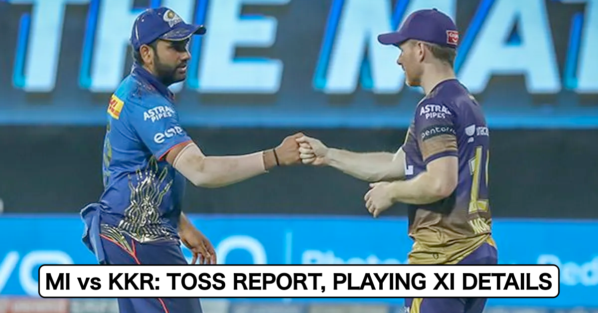 Ipl 2021 Match 34 Mumbai Indians Vs Kolkata Knight Riders Toss Report 