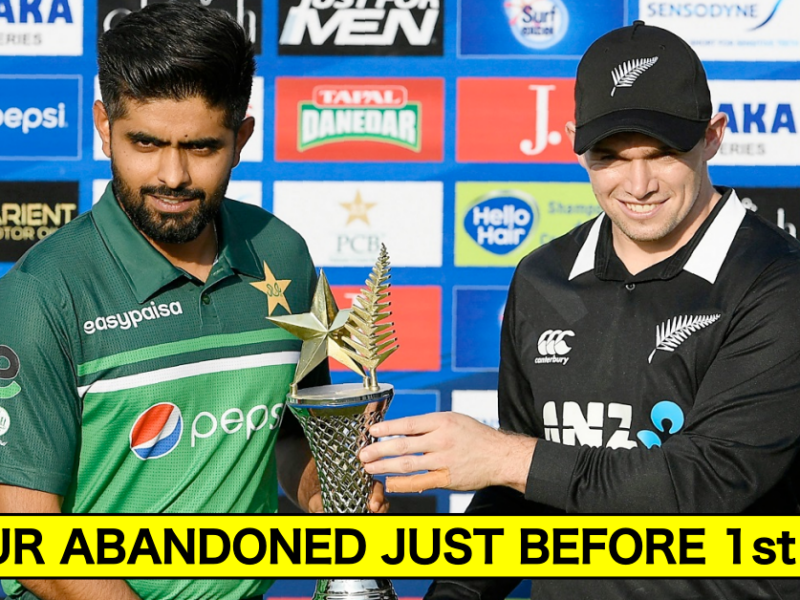 Just IN: New Zealand's Tour Of Pakistan Abandoned Just Before 1st ODI Due To Security Reasons