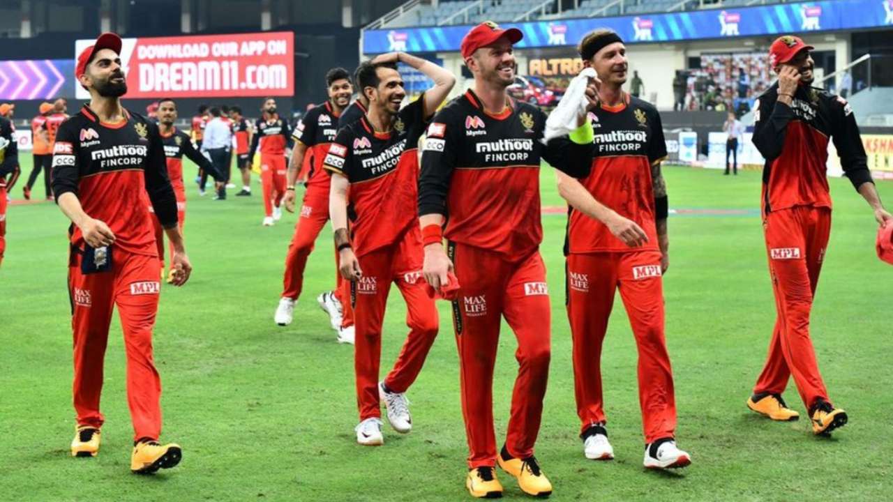 Dale Steyn, AB de Villiers with RCB team.