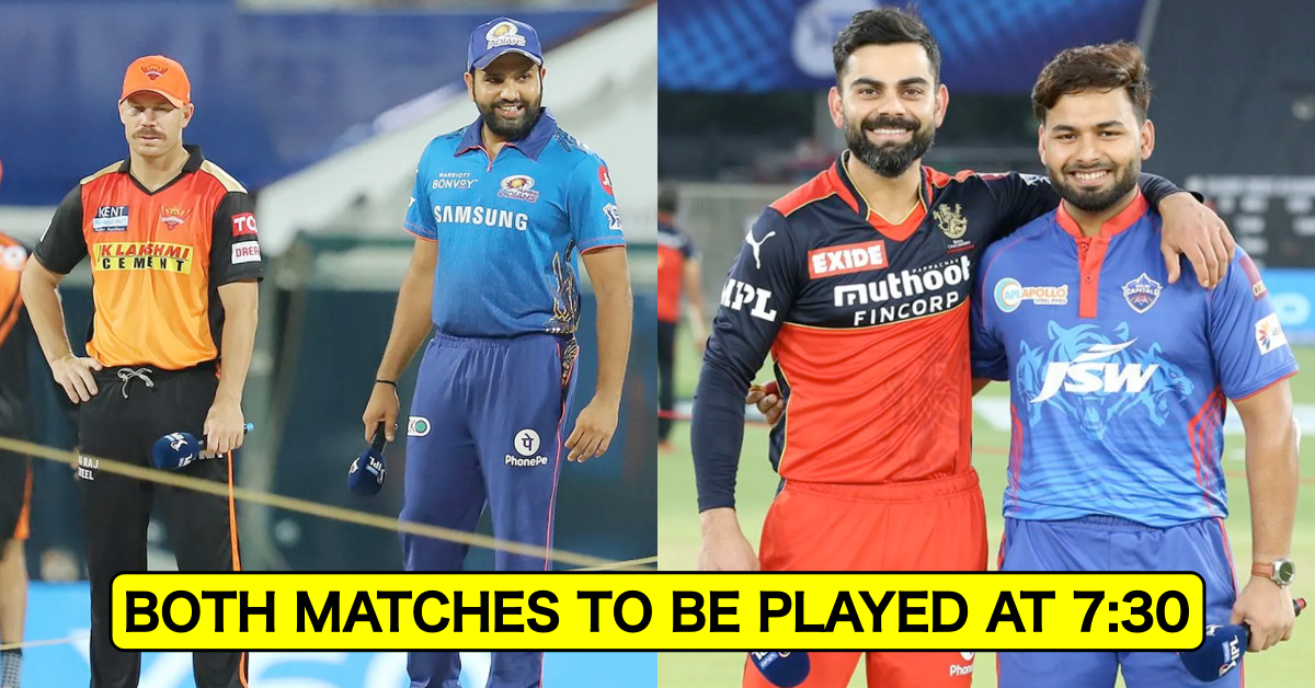 IPL 2021: Last Two League Matches Between SRH,MI & RCB,DC To Be Played At The Same Time On October 8