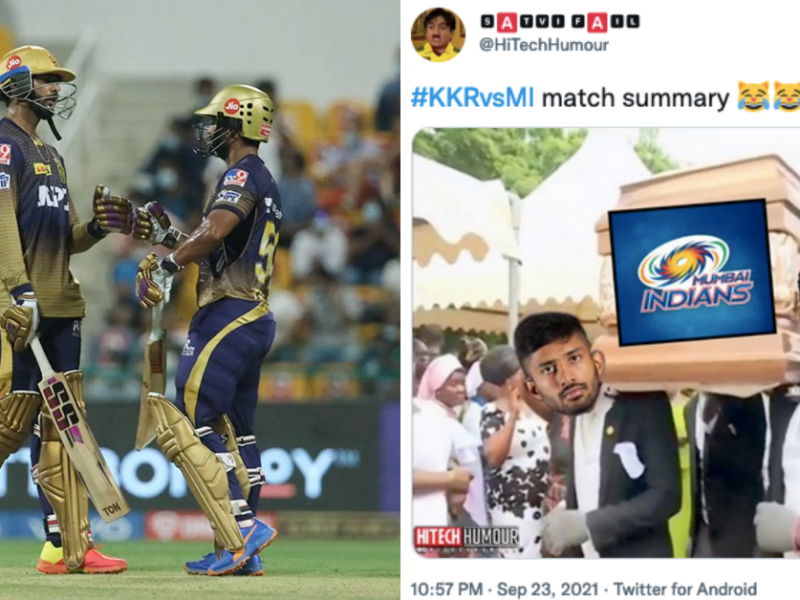 IPL 2021: Twitter Reacts As KKR Earn Second Consecutive Victory, Brush Aside MI With A 7-Wicket Victory