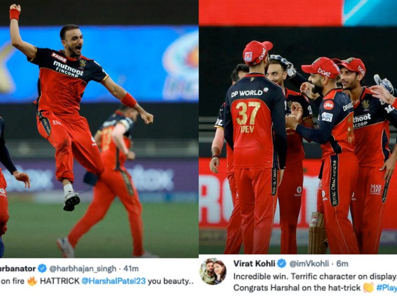 IPL 2021: Twitter Goes Crazy After Harshal Patel Gets A Hattrick; Leads RCB To A Big Win Over MI