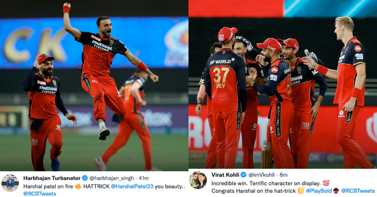 IPL 2021: Twitter Goes Crazy After Harshal Patel Gets A Hattrick; Leads RCB To A Big Win Over MI