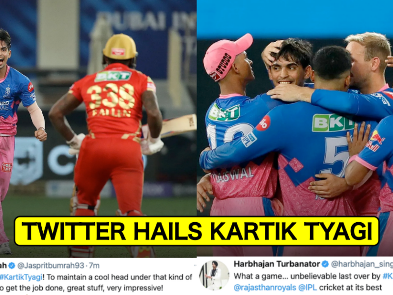 IPL 2021: Twitter Erupts As Kartik Tyagi Defends 4 Runs In Final Over To Help RR Seal A Victory Over PBKS