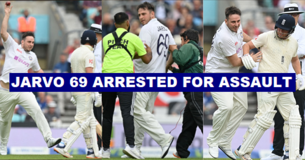 UK Prankster Jarvo 69 To Appear In Court On Charges Of Trespass After Colliding With Jonny Bairstow During England V India Oval Test 3 Jarvo 69 Arrested For Assault