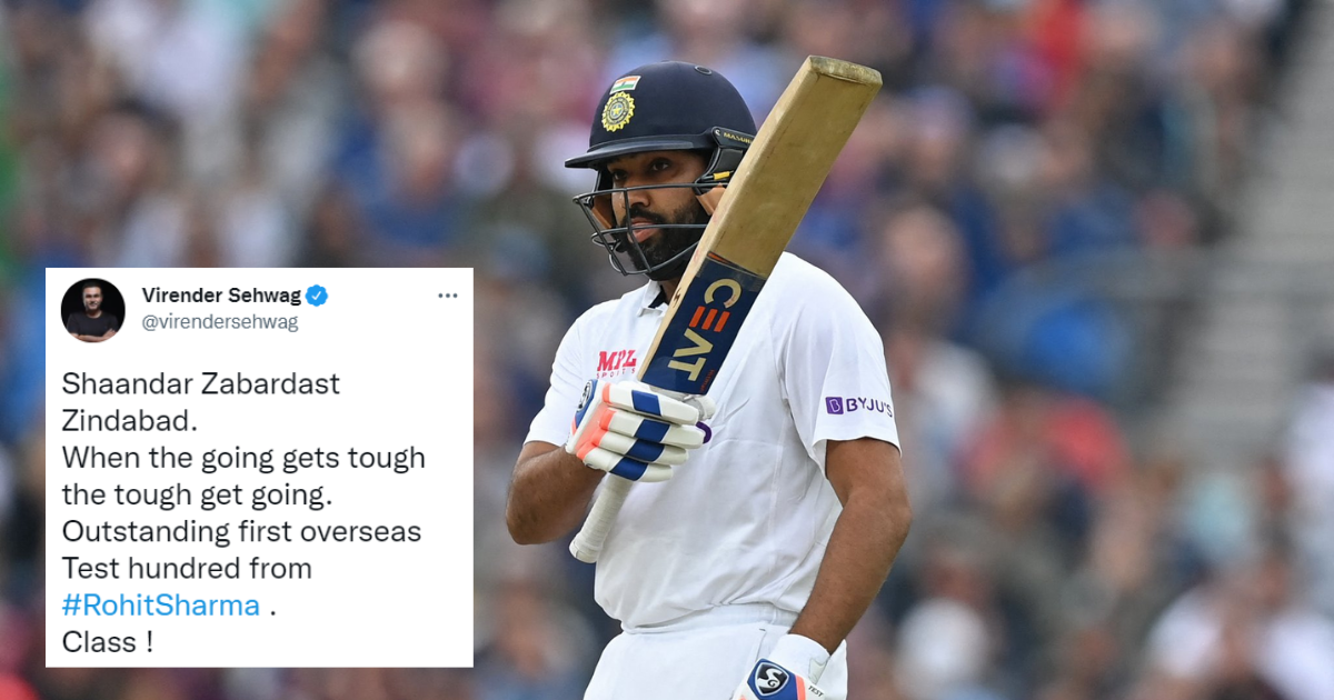 Twitter Celebrates Rohit Sharma's First Test Century Away From Home