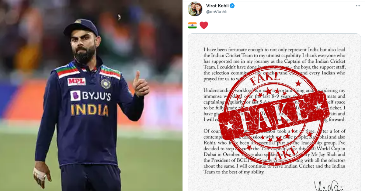 Virat Kohli Is Lying!! Here's Why It's More Than 'Workload Management' That Led To Virat's Resignation