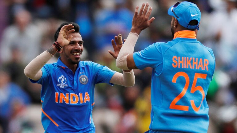 Shikhar Dhawan And Yuzvendra Chahal. Photo- Getty