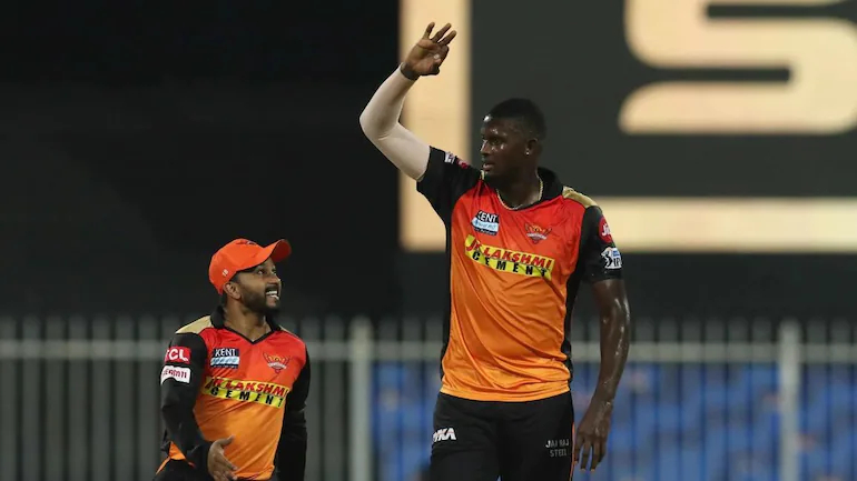 Jason Holder picked three wickets for SRH. Photo- IPL