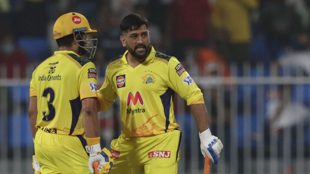 CSK's MS Dhoni and Suresh Raina. Photo- BCCI-IPL