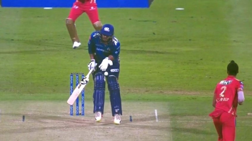 Arshdeep Singh’s Throw Hits Saurabh Tiwary In The Unmentionables. Photo- Twitter