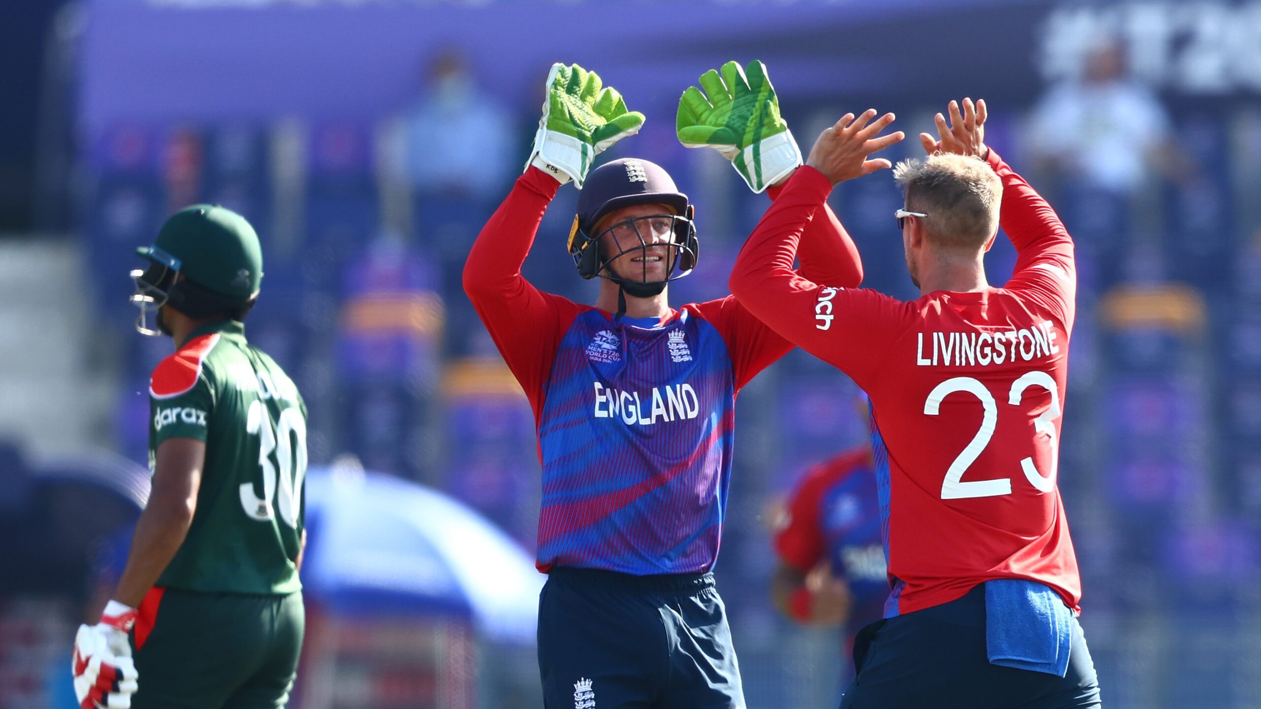 Liam Livingstone and Jos Buttler.