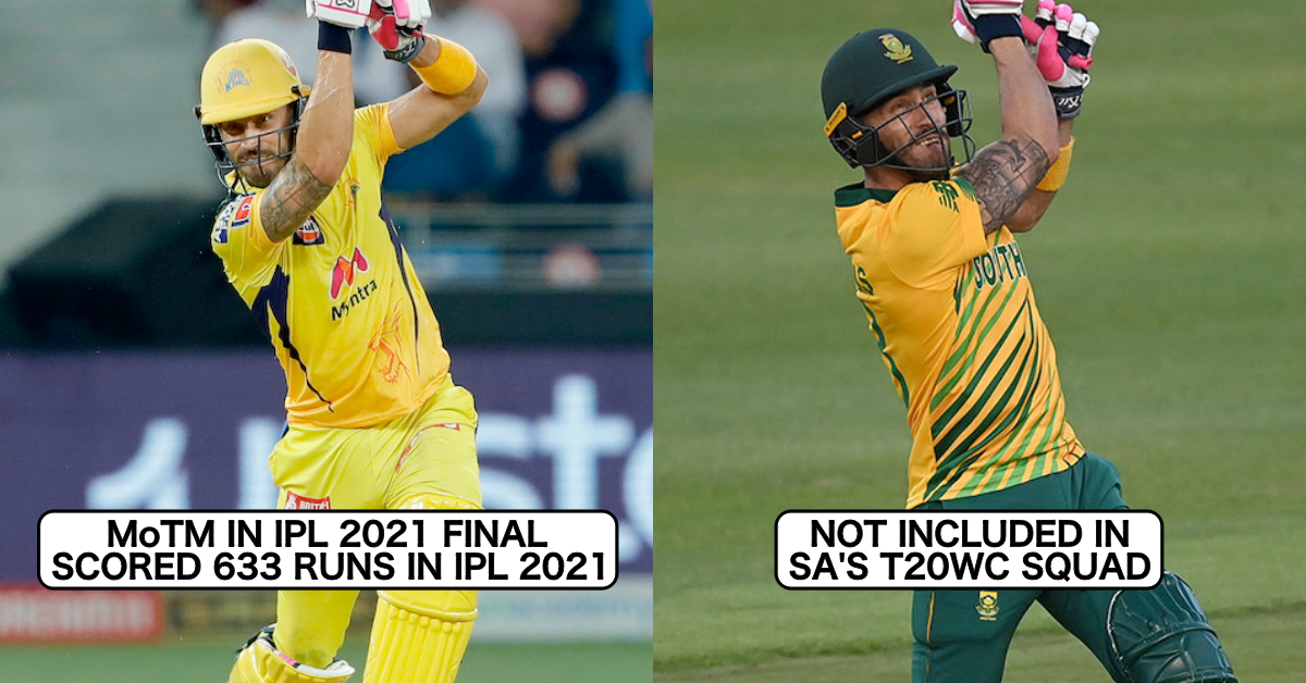5 Players Who Performed Extremely Well In IPL 2021 But Won't Be A Part Of T20 World Cup 2021