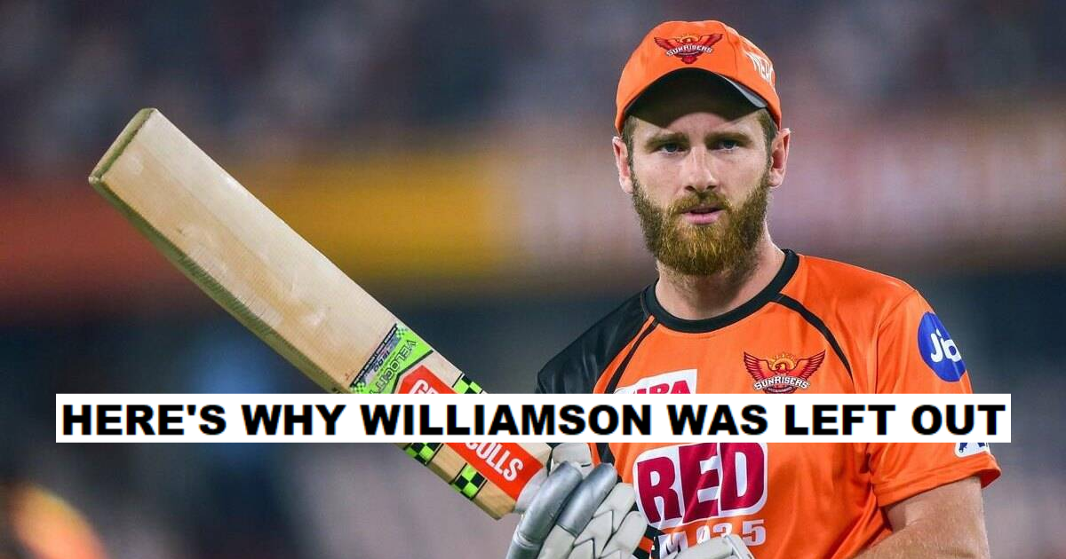 Here's Why Kane Williamson Is Not Playing Today's Match Against Mumbai Indians
