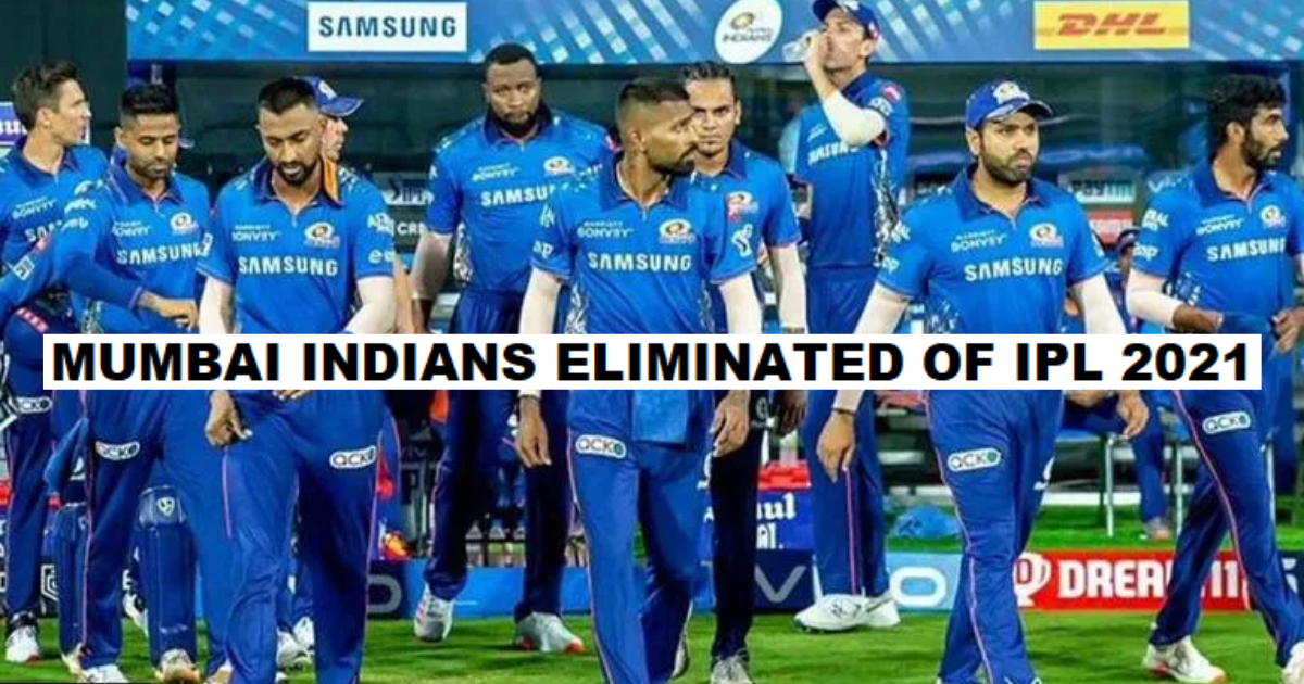Mumbai Indians Eliminated Out Of IPL 2021 As They Fail To Overtake KKR's Net Run Rate