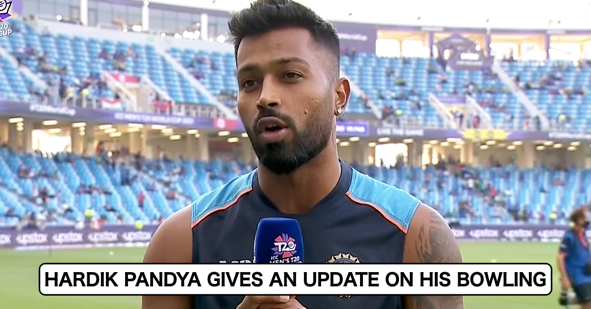 T20 World Cup 2021: Hardik Pandya Confirms He Will Not Bowl Today vs Pakistan, Reveals Whether He'll Bowl Later In The Tournament
