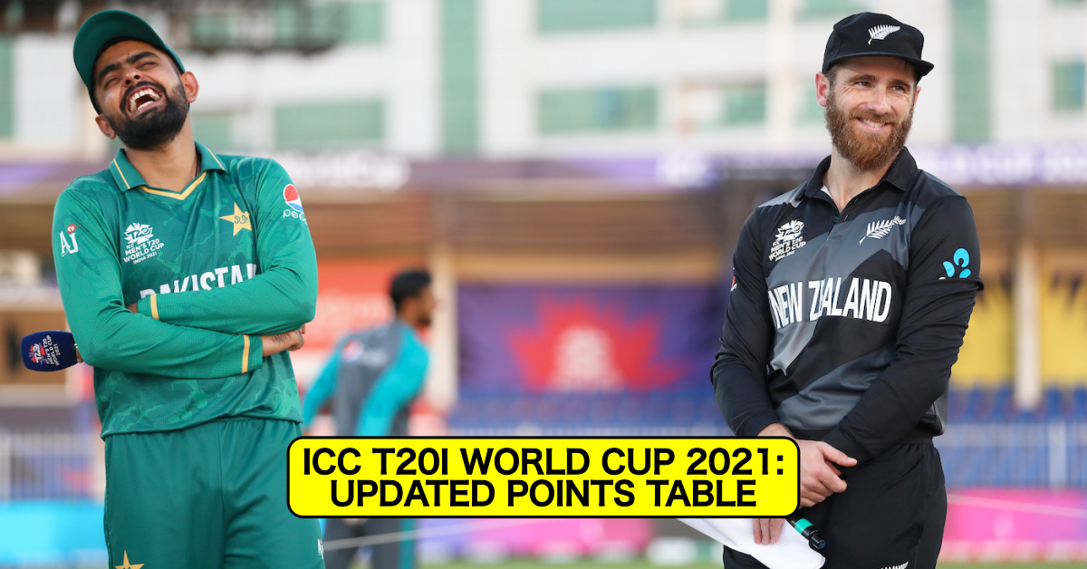 2021 table world points cup ICC T20