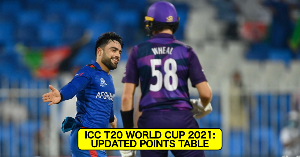 T20 world cup 2021 points table