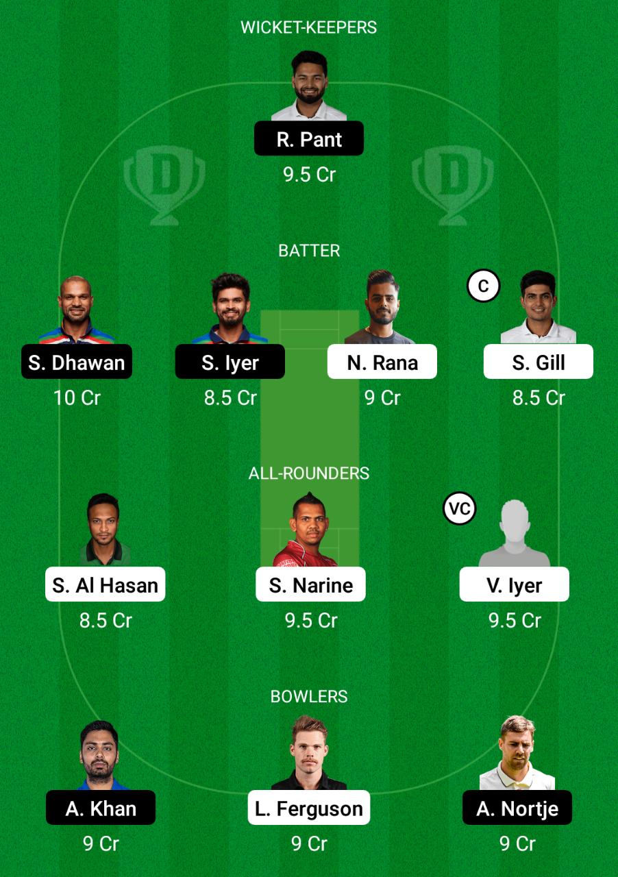 DC vs KKR Dream11 Prediction, Fantasy Cricket Tips, Dream11 Team, Playing XI, Pitch Report, Injury Update- Vivo IPL 2021 3 KKR vs DC Dream11 Prediction Fantasy Cricket Tips Dream11 Team Vivo IPL 2021