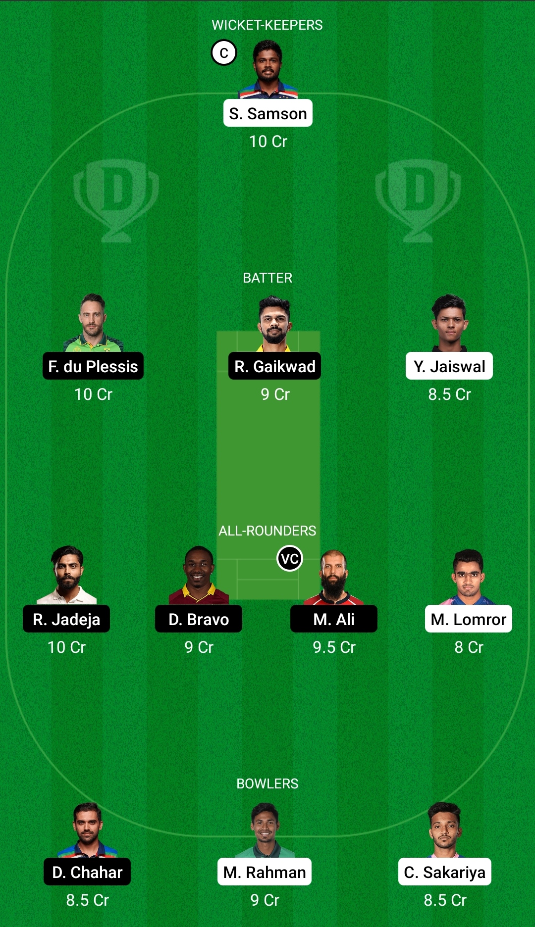 RR vs CSK Dream11 Prediction Fantasy Cricket Tips Dream11 Team Vivo IPL 2021 