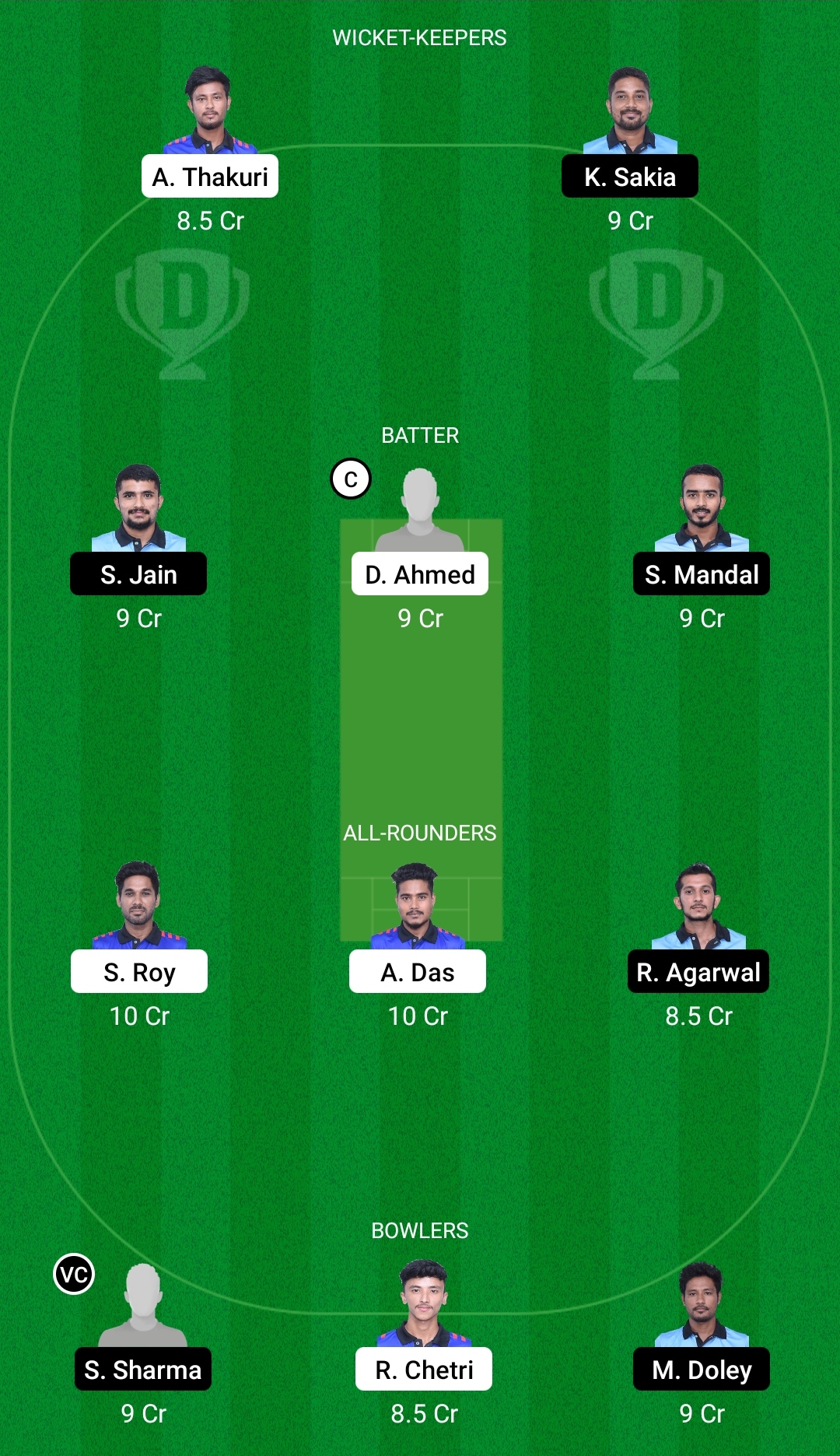 DPR vs SBC Dream11 Prediction Fantasy Cricket Tips Dream11 Team BYJU's Assam T20 