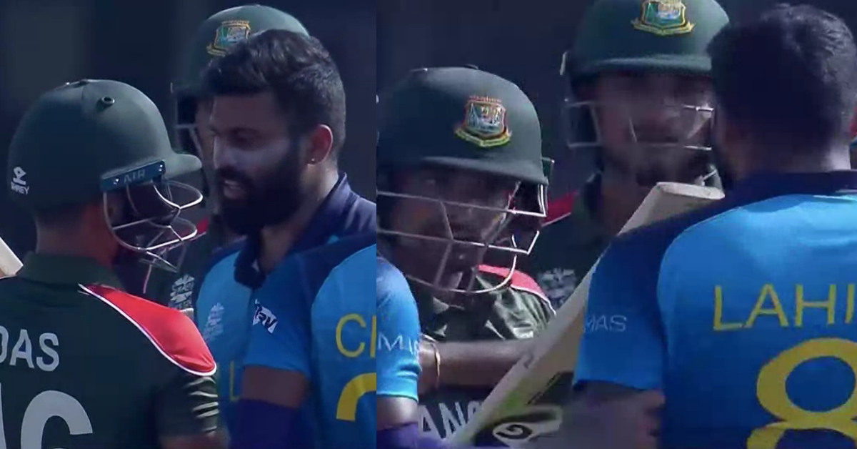 T20 World Cup: Watch - Liton Das And Lahiru Kumara Get Involved In A Heated On-Field Exchange