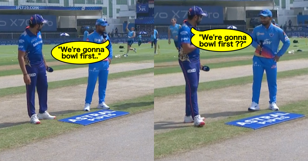 (DNP) IPL 2021: "We Gonna Bowl?" Rohit Sharma Teases Rishabh Pant During Toss In Funny Banter