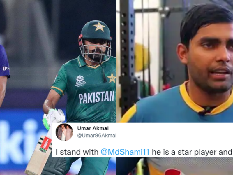 Pakistan's Umar Akmal Comes In Support Of Mohammed Shami Following The Online Abuse