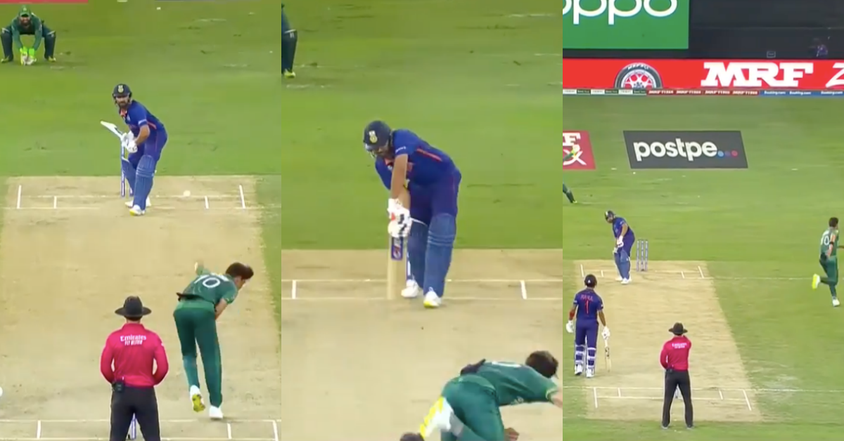 T20 World Cup 2021: Watch - Shaheen Afridi Strikes First, Sends Rohit Sharma Back With A Peach