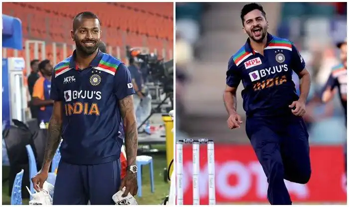 Hardik Pandya and Shardul Thakur. Photo- Getty