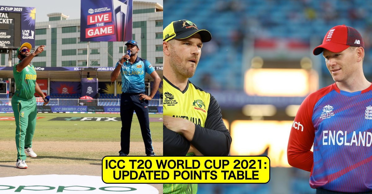 T20 World Cup 2021: Super 12 Points Table After Australia vs England And South Africa vs Sri Lanka