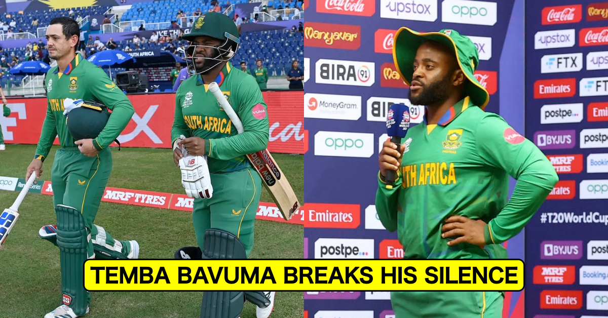 T20 World Cup 2021: Temba Bavuma Breaks His Silence After Quinton de Kock Refuses To Take The Knee