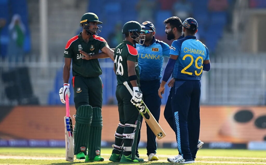 Lahiru Kumara And Liton Das Fined 25% And 15% Of Their Match Fees Respectively. Photo- Getty