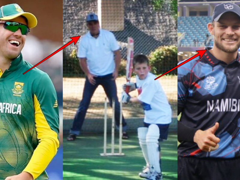 Namibia Captain Gerhard Erasmus Shares Childhood Photo With AB de Villiers, The South African Responds