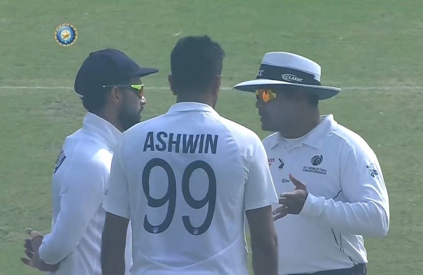 Ajinkya Rahane, Ravichandran Ashwin, Nitin Menon