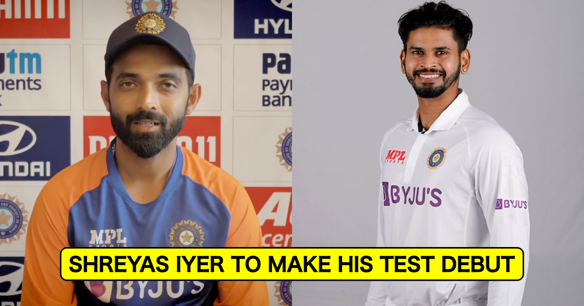 Ajinkya Rahane Confirms Shreyas Iyer Will Make Test Debut vs New Zealand In 1st Test At Kanpur