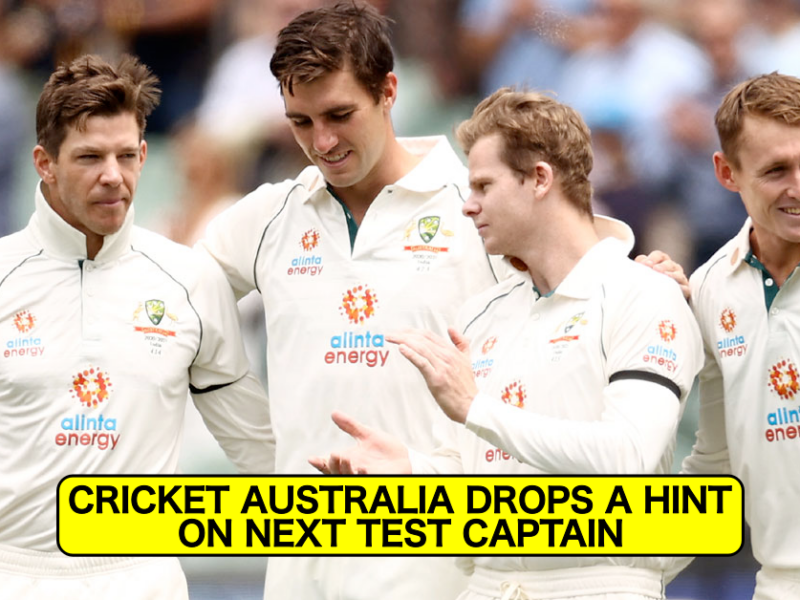 Cricket Australia Drop A Massive Hint On Australia's Next Test Captain