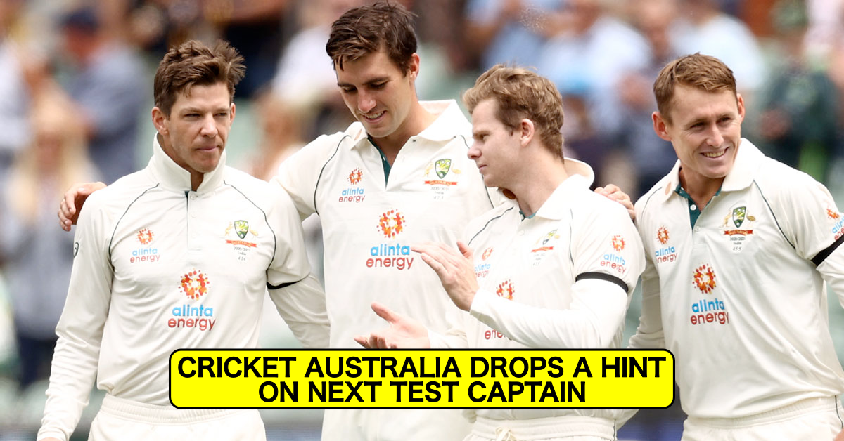 Cricket Australia Drop A Massive Hint On Australia's Next Test Captain