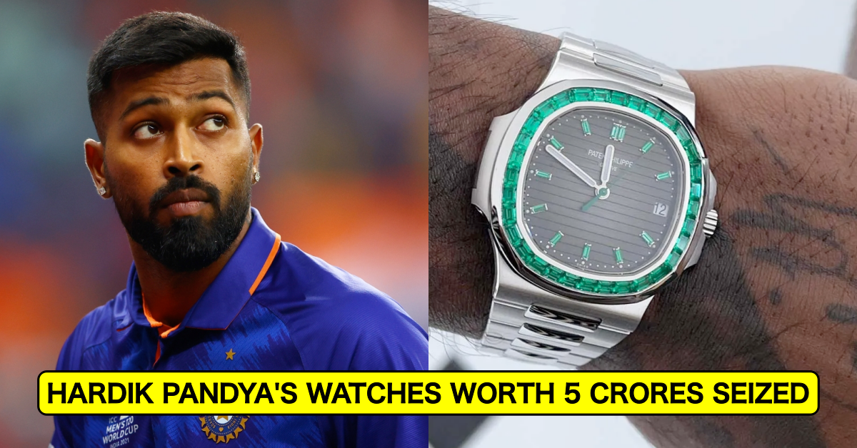 Indian All-rounder Hardik Pandya's Watches Worth Rs 5 Crore Seized At The Airport By Customs