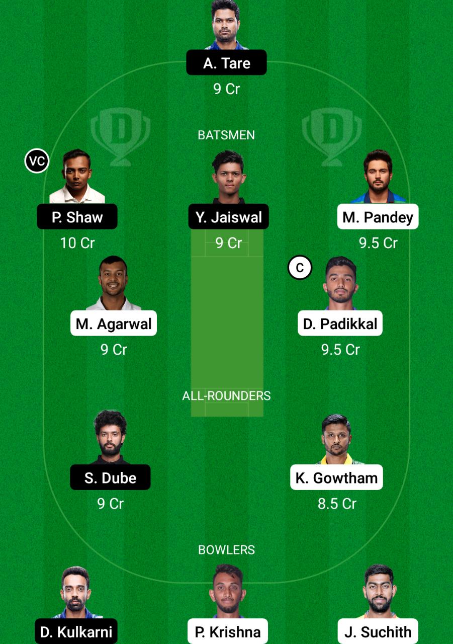 KAR vs MUM Dream11 Prediction, Fantasy Cricket Tips, Dream11 Team, Playing XI, Pitch Report, Injury Update- Syed Mushtaq Ali T20 2 KAR vs MUM Dream11 Prediction Fantasy Cricket Tips Dream11 Team Syed Mushtaq Ali T20
