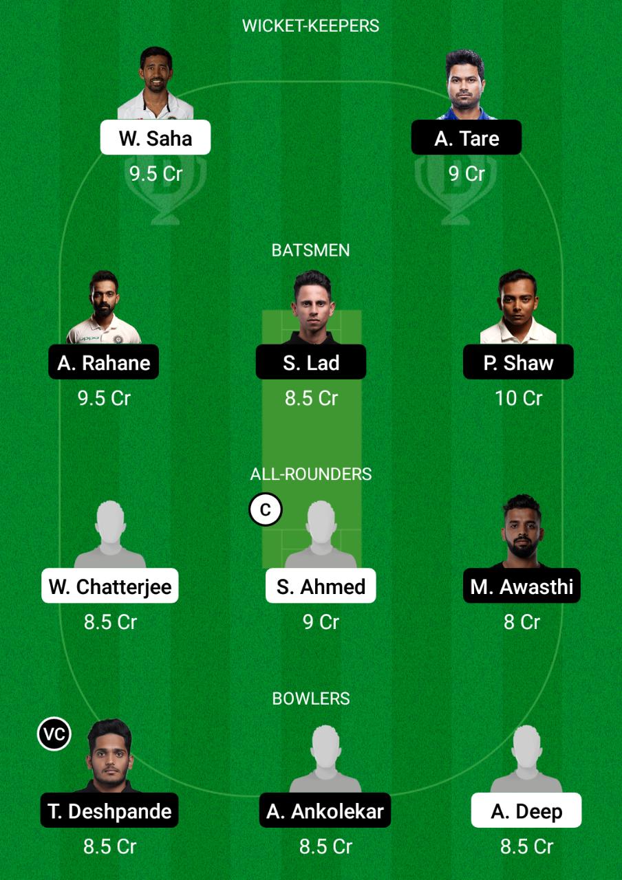 BEN vs MUM Dream11 Prediction, Fantasy Cricket Tips, Dream11 Team, Playing XI, Pitch Report, Injury Update- Syed Mushtaq Ali T20 3 BEN vs MUM Dream11 Prediction Fantasy Cricket Tips Dream11 Team Syed Mushtaq Ali T20
