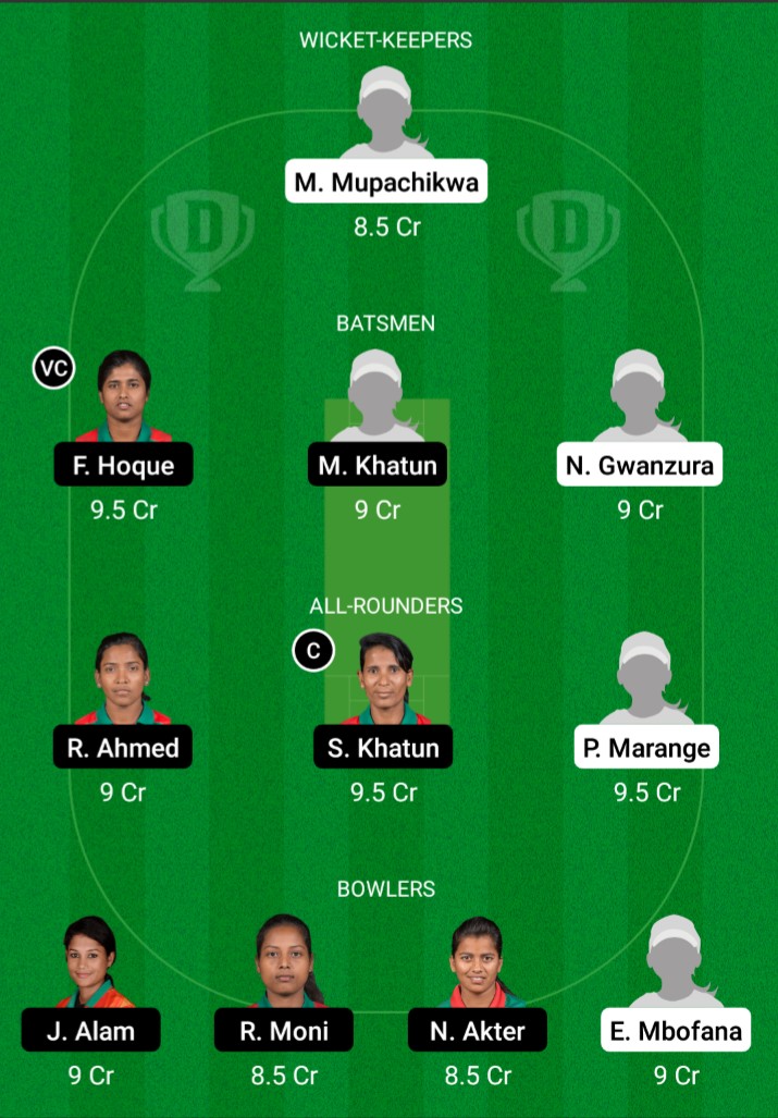 ZM-W vs BD-W Dream11 Prediction, Fantasy Cricket Tips, Dream11 Team, Playing XI, Pitch Report, Injury Update- Bangladesh Women tour of Zimbabwe 2 ZM-W vs BD-W Dream11 Prediction, Fantasy Cricket Tips, Dream11 Team, Bangladesh Women tour of Zimbabwe