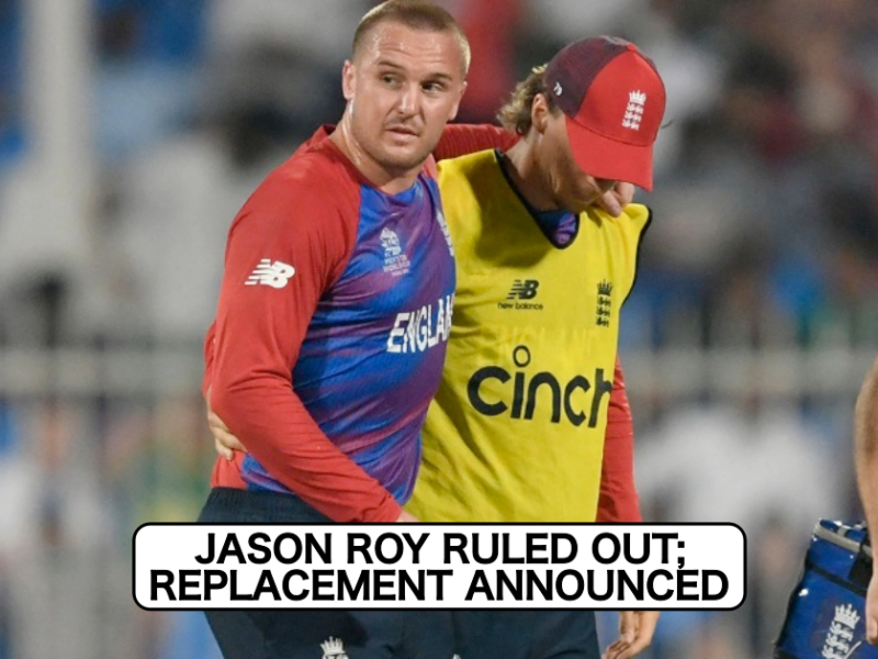 T20 World Cup 2021: England Opener Jason Roy Ruled Out; Replacement Announced