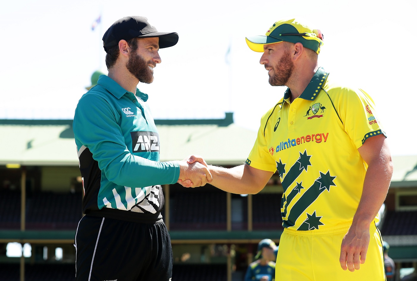 Kane Williamson and Aaron Finch