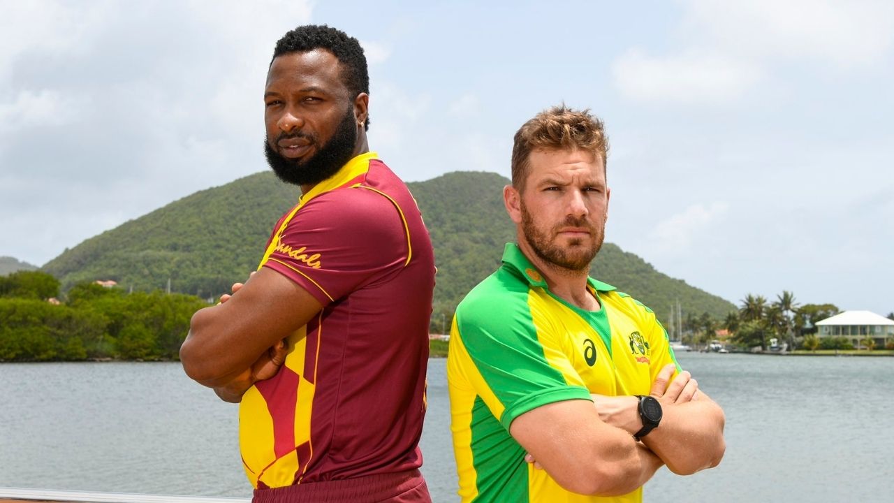 Kieron Pollard and Aaron Finch