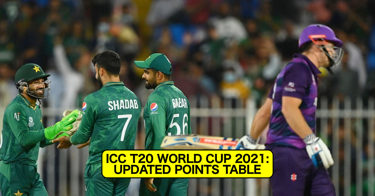 T20 World Cup 2021: Updated Super 12 Points Table After Pakistan vs Scotland