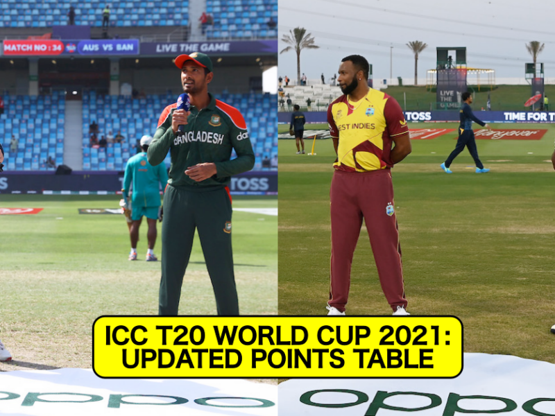 T20 World Cup 2021: Updated Super 12 Points Table After Bangladesh vs Australia & Sri Lanka vs West Indies